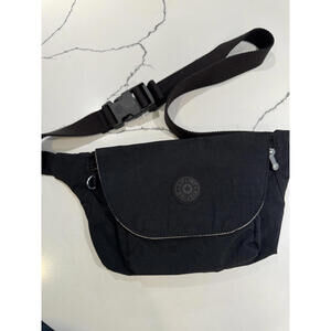 Kipling Black Waist Bag with Adjustable Strap